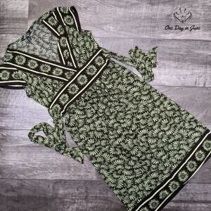 City Triangles Sleeveless Tie Floral Dress Size S